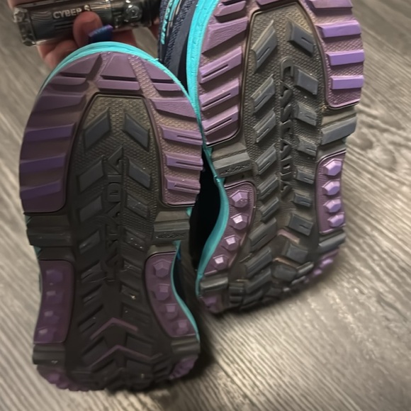 🍍 Brooks Cascadia 12 Trail Running Shoes Womens Size 10.5 Black Purple 🍍 - Picture 6 of 6